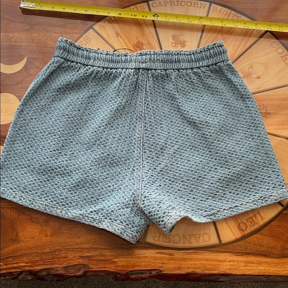 Fashion Nova Textured Denim Shorts